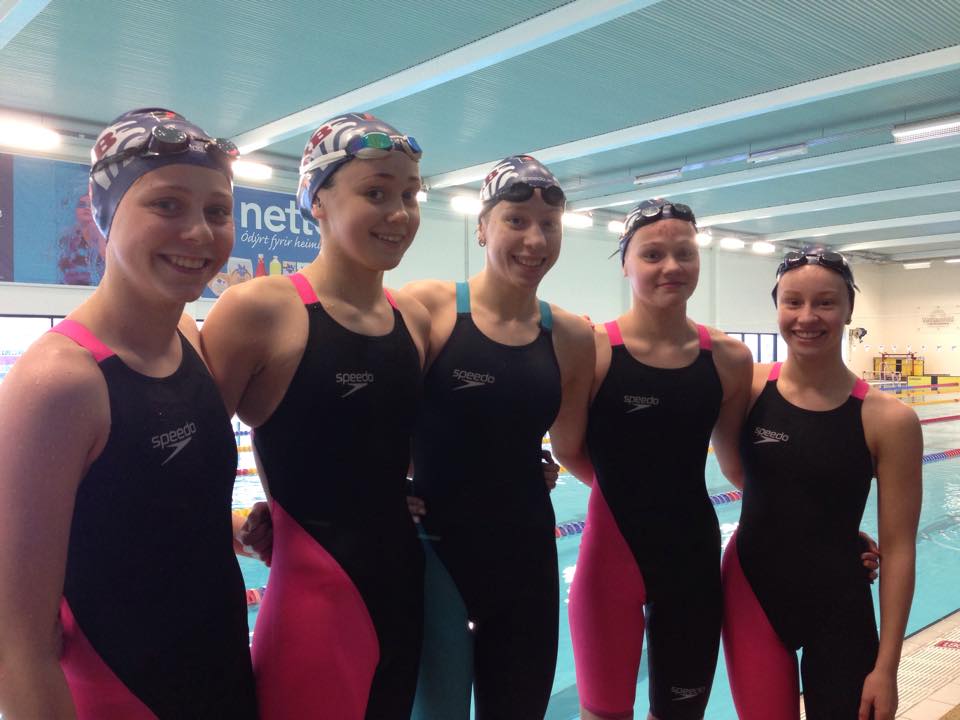 Tvö Íslandsmet og frábær frammistaða hjá ungum sundmönnum á Aðventumóti