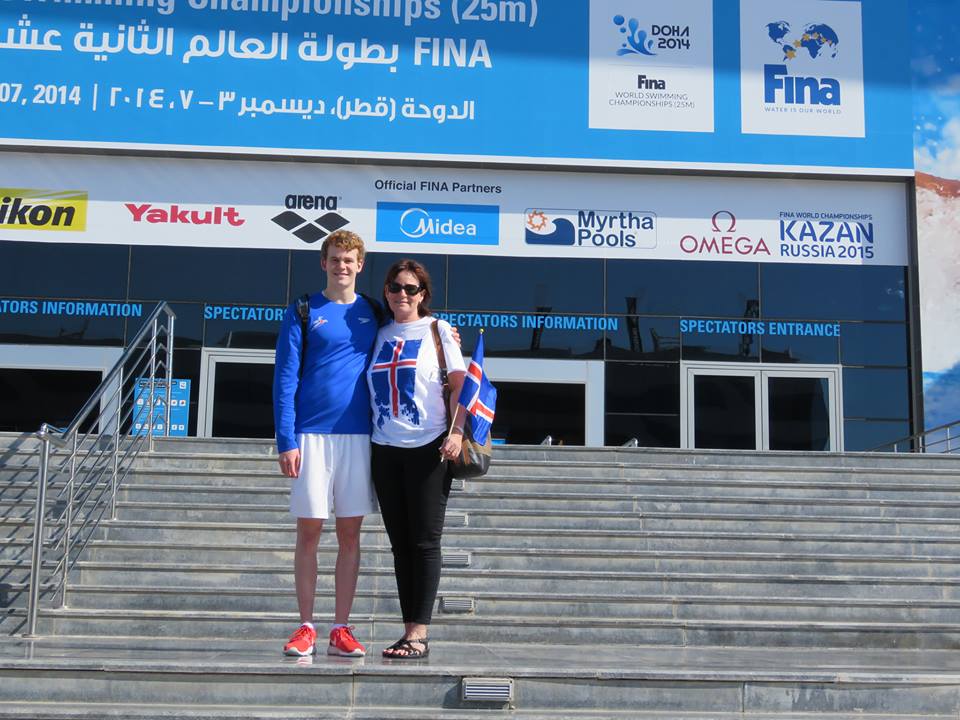 Leið Kristófers á Heimsmeistaramót í sundi