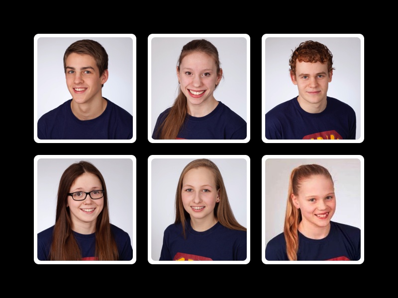 Landsliðsfólk úr ÍRB í sumarið 2015