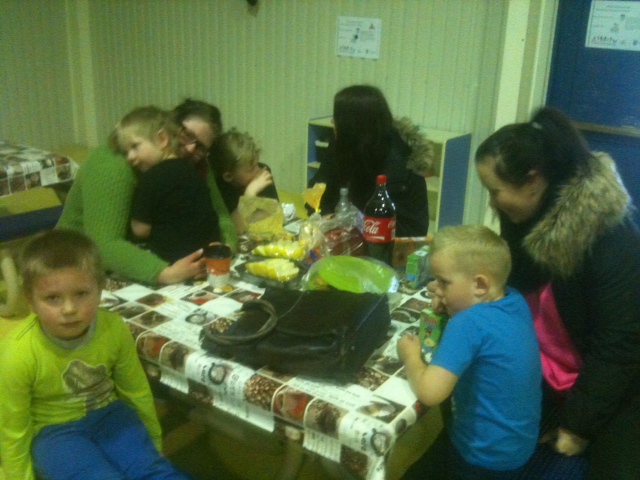 Laxar og Silungar í innileikjagarðinum