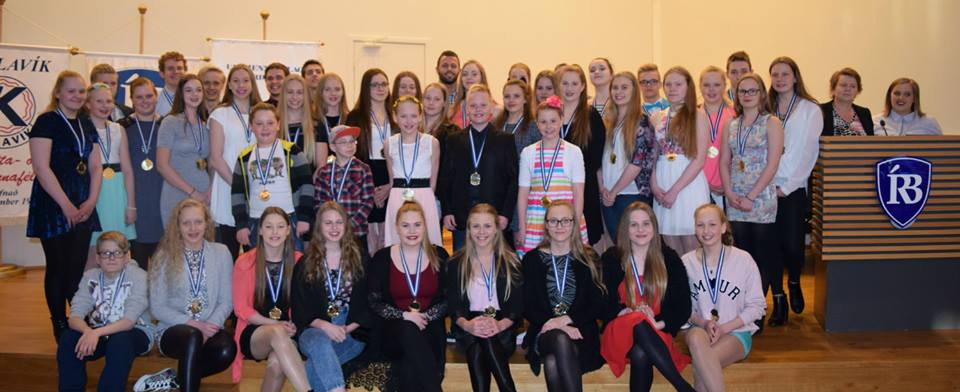 Gleði og skemmtun á lokahófi