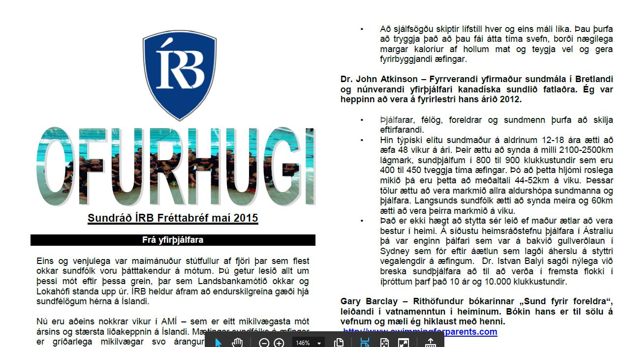 Fréttabréfið Ofurhugi komið út