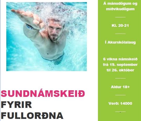 Sundnámskeið fyrir fullorðna